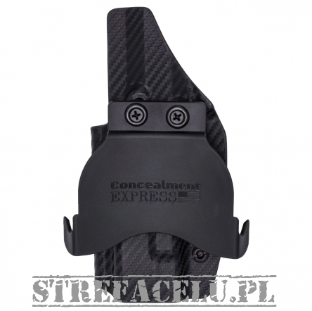 Kabura zewnętrzna prawa do pistoletu Sig Sauer P320 FS OR, RH OWB kydex, kolor: carbon