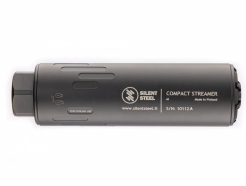 Tłumik huku SilentSteel Compact Streamer 7,62 Czarny (Ase Ultra Borelock)