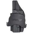 Kabura zewnętrzna lewa do pistoletu CZ 75B, LH OWB kydex, kolor: czarny - 2