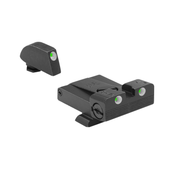 Przyrządy trytowe Suppressor do pistoletu Glock 17/19/22/23/31/32/33/34/35/36/37/38/39 Meprolight ML-102243191 Tru-Dot (G/G)