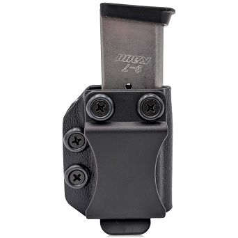 Ładownica na mag. jednorzędowy 9mm/40SW IWB/OWB kydex., kolor: czarny