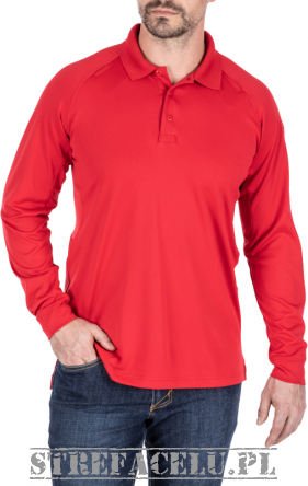 Koszulka polo męska 5.11 PERFORMANCE L/S POLO. kolor: RANGE RED