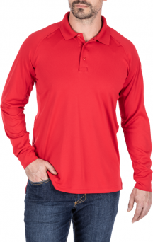 Koszulka polo męska 5.11 PERFORMANCE L/S POLO. kolor: RANGE RED