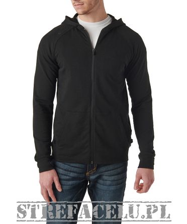 Bluza męska 5.11 ZONE FULL ZIP HOODIR kolor: BLACK