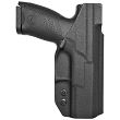 Kabura wewnętrzna lewa do pistoletu CZ P-10C OR, LH IWB kydex, kolor: czarny - 2