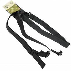 Pas nośny Tac Shield Web Loop - dwupunktowy z polimerowym zapięciem Loop Sling 1.25 cala Czarny