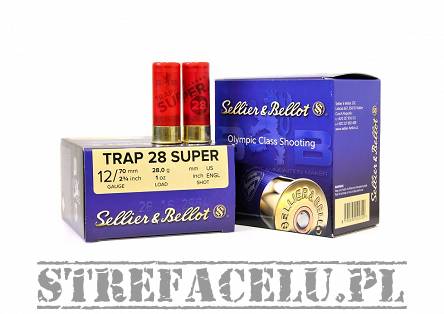 Amunicja śrutowa Trap 28g Super S&B śrut 7.5-2.4mm // 12/70