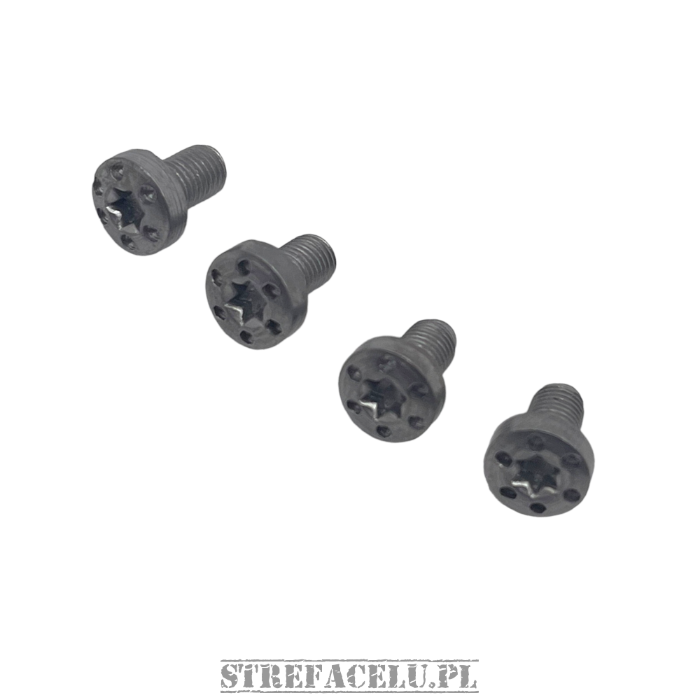 Śruby okładzin BUL 1911 kpl. 4 szt. - Grip Screw - Torx - Dots - SS #SCRW/1911-30