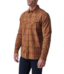 Koszula męska z długim rękawem 5.11 GUNNER PLAID L/S kolor: RSTD BRLY PL