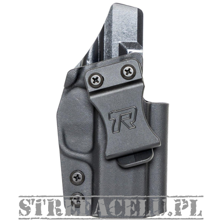 Kabura wewnętrzna prawa do pistoletu Smith&Wesson M&P Shield/Shield Plus OR, RH IWB kydex, kolor: czarny