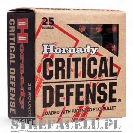 Hornady Critical Defense FTX 90gr/5,8g  // 9 short (.380 Auto)