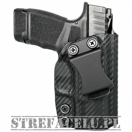 Kabura wewnętrzna prawa do pistoletu Springfield H11/Hellcat Standard Cut, RH IWB kydex, kolor: carbon