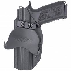 Kabura zewnętrzna prawa do pistoletu CZ P-07, RH OWB kydex, kolor: czarny