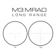 Luneta Mepro MVO 3-18x44 FFP, 34MM, M3 Reticle MRAD, Red & Green - 2