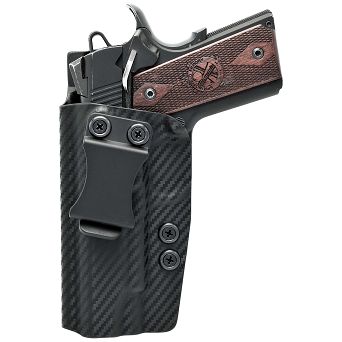 Kabura wewnętrzna prawa do pistoletu 1911 Commander 5" OR z szyną taktyczną, RH IWB kydex, kolor: czarny