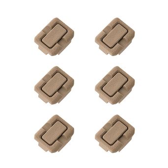 Organizery kabli łoża przedniego Wire Control Kit - 6szt - M-LOK - FDE - MAG1296-FDE