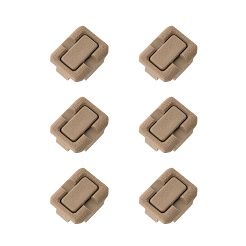 Organizery kabli łoża przedniego Wire Control Kit - 6szt - M-LOK - FDE - MAG1296-FDE