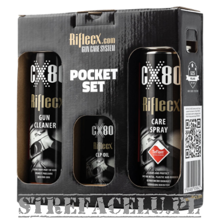 Pocket Set - Zestaw do czyszczenia broni -  CX80 RiflecX