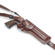 Kabura skórzana pionowa na szelkach do rewolweru Smith&Wesson 686 6