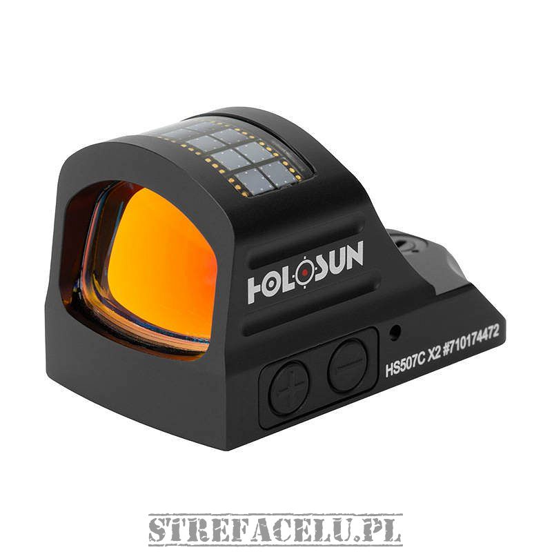 Kolimator Holosun HS507C X2 Micro Red Dot z montażem RMR - Solar Panel