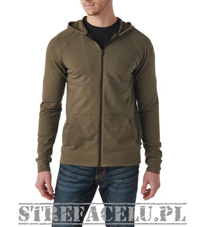 Bluza męska 5.11 ZONE FULL ZIP HOODIR kolor: RANGER GREEN