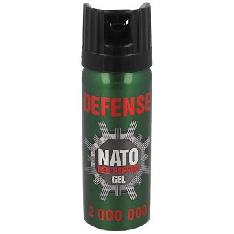 Pepper Spray; Manufacturer : Sharg. Model : Defence Nato GRN Gel (2mln SHU 10 OC) - .50ml - Cone