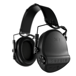 Słuchawki aktywne Sordin Supreme X2 - Leather HB GEL - Czarne - 301004-10G