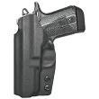 Kabura wewnętrzna prawa do pistoletu Kimber Micro 9, RH IWB kydex, kolor: czarny - 2