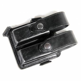 H&K Expert Leather Pouch - Black Double - Cayman