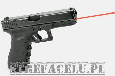 Wskaźnik laserowy w żerdzi do pistoletu Glock 17,22,31,37 Gen1-3 - Czerwony - Lasermax LMS-1141P