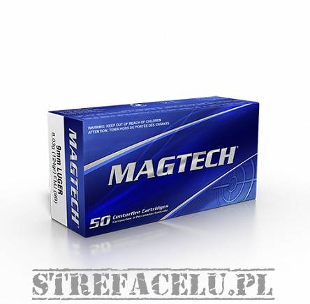 Nabój kulowy Magtech FMJ 8,0G // 9 PARA