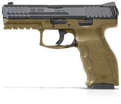 Pistolet H&K SFP9L-SF SD Green Brown kal. 9x19mm