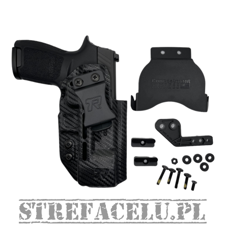 Kabura obustronna IWB/OWB Druid 2.0 do Glock 19/19X/23/32/45 + TLR-7/7A/7X, kydex, kolor: czarny