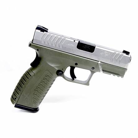 Pistolet XDM 3.8`` Srebrno-Zielony kal. 9x19mm