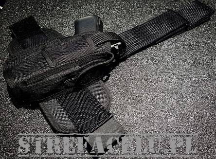 Kabura parciana Glock 17 Orzeł z Ładownicą - Kajman - Czarna