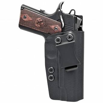 Kabura wewnętrzna prawa do pistoletu 1911 Commander bez szyny, RH IWB kydex, kolor: czarny
