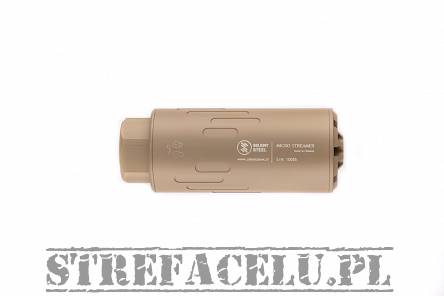 Tłumik huku Silent Steel Micro Streamer 5.56 FDE (Ase Ultra Borelock)