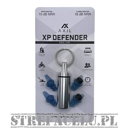 Zatyczki do uszu XP Defender - M/L kolor: Blue  - AXIL