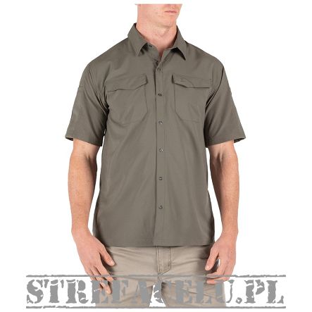 Koszula męska z krótkim rękawem 5.11 FREEDOM FLEX WOVEN RANGER GREEN