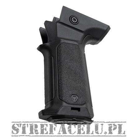 Gumowany chwyt pistoletowy dla pistoletu maszynowego CZ Scorpion - Czarny - SI-CEVO-OMEPG-BK - Strike Industries
