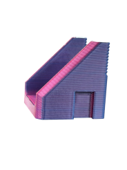 Uchwyt magnetyczny na pistolet - PISTOLHOLDER - Różowy/Niebieski