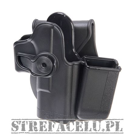 Kabura Roto Paddle z Ładownicą Glock 17/19/22/23/28/31/32/36 czarna IMI Z1023