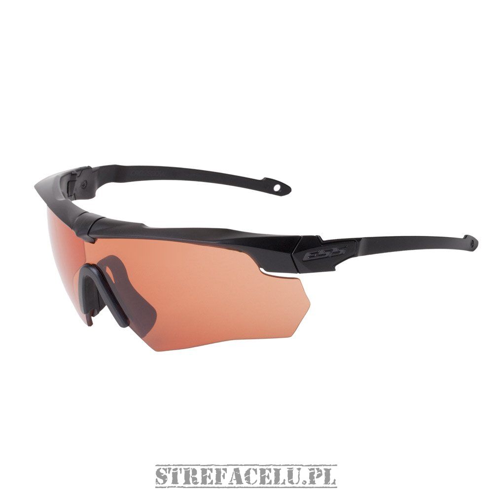 Okulary balistyczne ESS Crossbow Suppressor One Hi-Def Copper - 740-0472 - Bursztynowe