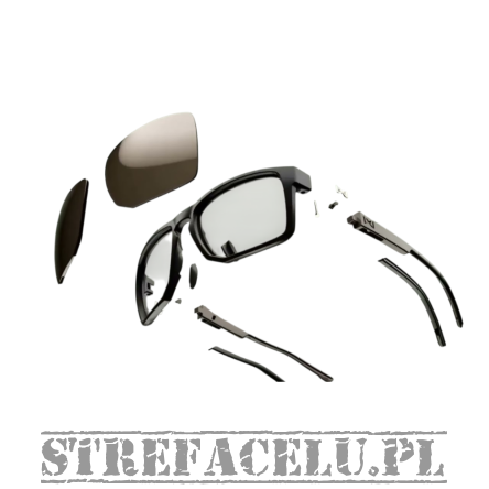 Okulary WileyX Founder CAPTIVATE™ Grey, Matte Black Frame