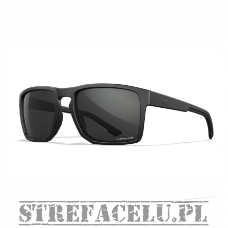 Okulary WileyX Founder CAPTIVATE™ Grey, Matte Black Frame
