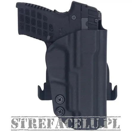 Kabura zewnętrzna prawa do pistoletu Keltec P15, RH OWB kydex, kolor: czarny