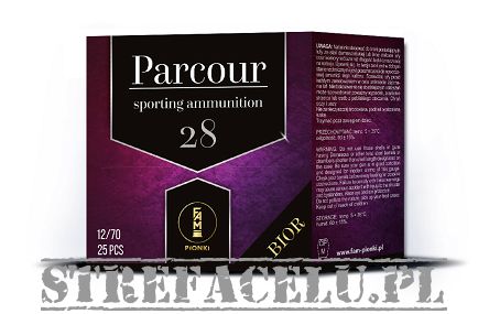 Amunicja śrutowa Parcour Bior 28g  9-2,00mm // 12/70 - FAM PIONKI