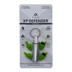 Zatyczki do uszu XP Defender - M/L kolor: Green  - AXIL