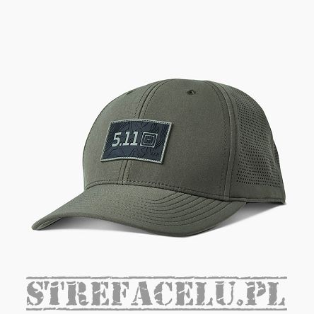 Czapka z daszkiem 5.11 TOPO BOX VENT-TAC CAP kolor: RANGER GREEN