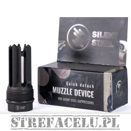 Tłumik płomienia Silent Steel QD 5-Prong GEN 2 Flash Hider BL gwint 1/2x28